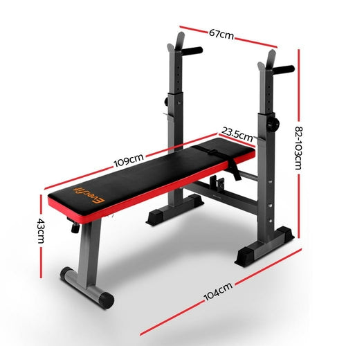 Hantelbank Squat Rack Bankdrücken Heimfitnessgerät 200 kg