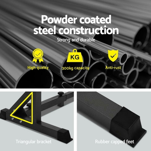 Hantelbank Verstellbares Squat Rack Heimfitnessgerät 300 kg